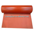 red color silicone rubber coated fabric cloth